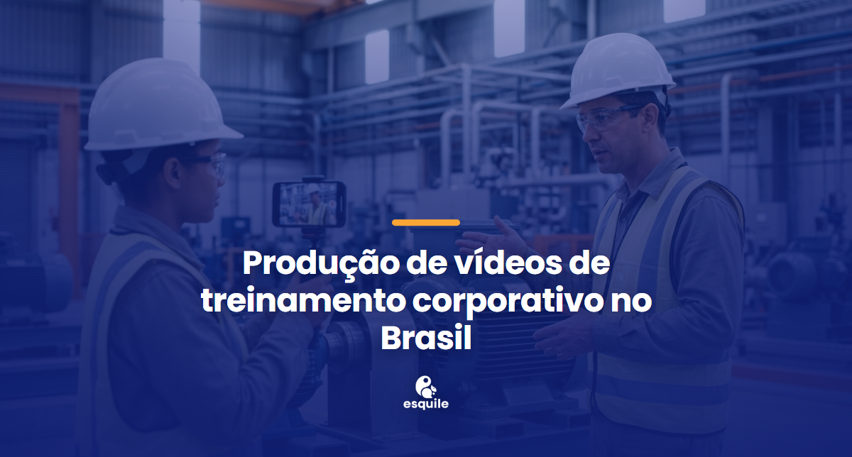 Supervisora gravando com o celular um técnico de manutenção que explica um procedimento no equipamento, na linha de produção.